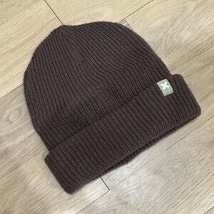 Brown Knit Beanie